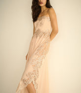 CHARISSE DRESS -- SHIMMERING SHELL
