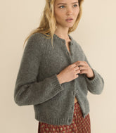 DARCY CARDIGAN -- CHARCOAL MELANGE