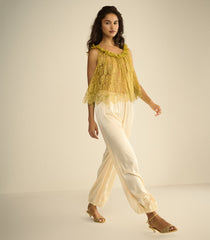 ELANE TOP -- ANTIQUE GOLD