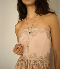 FAZA NECKLACE -- CRYSTAL