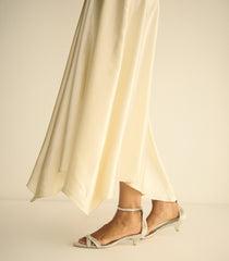 GIULIA HEEL -- DOVE PANNE VELVET