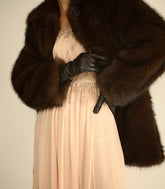 RHINE GLOVES -- BLACK LEATHER