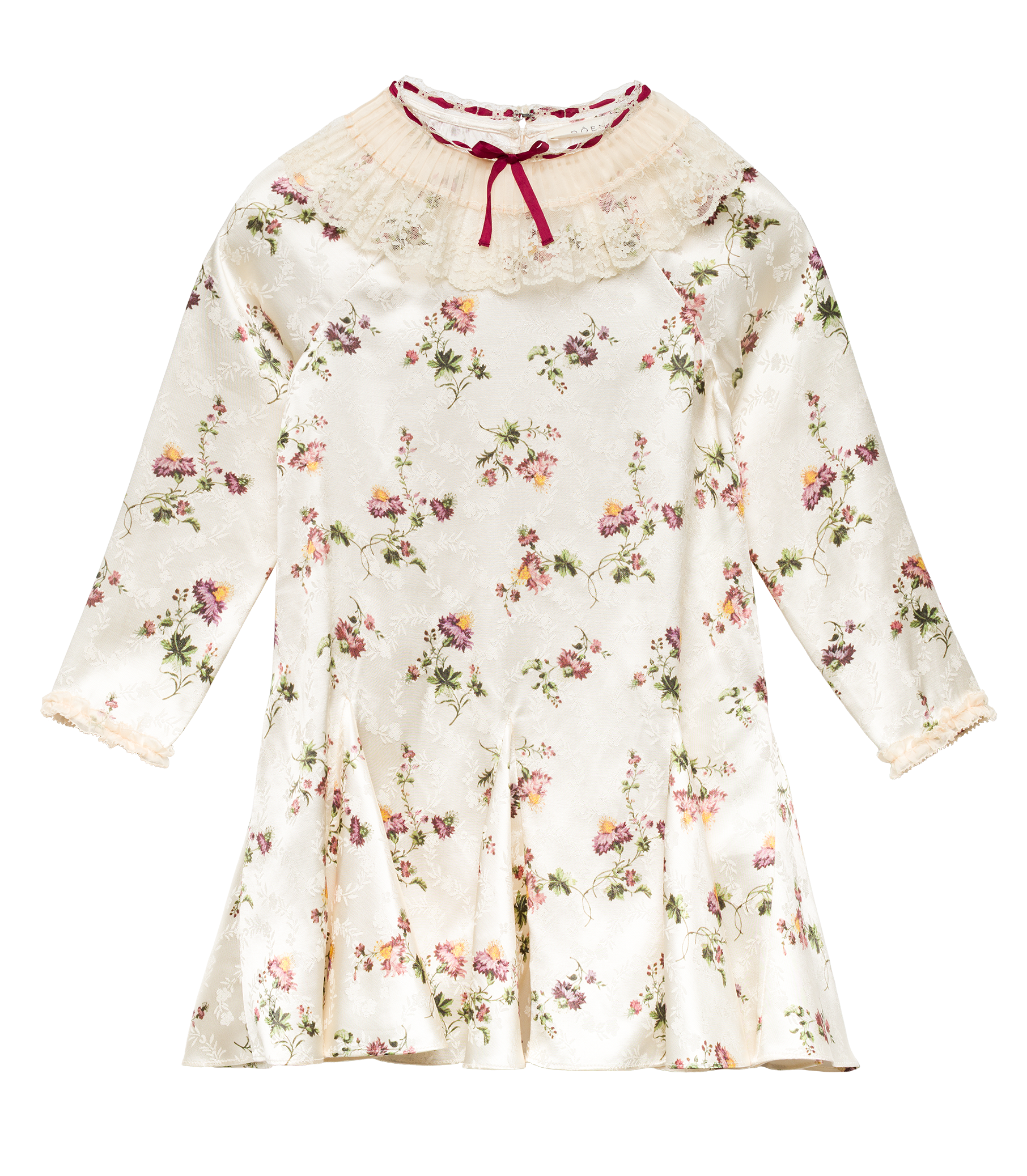 AYO DRESS -- CREME HILLSIDE THISTLES