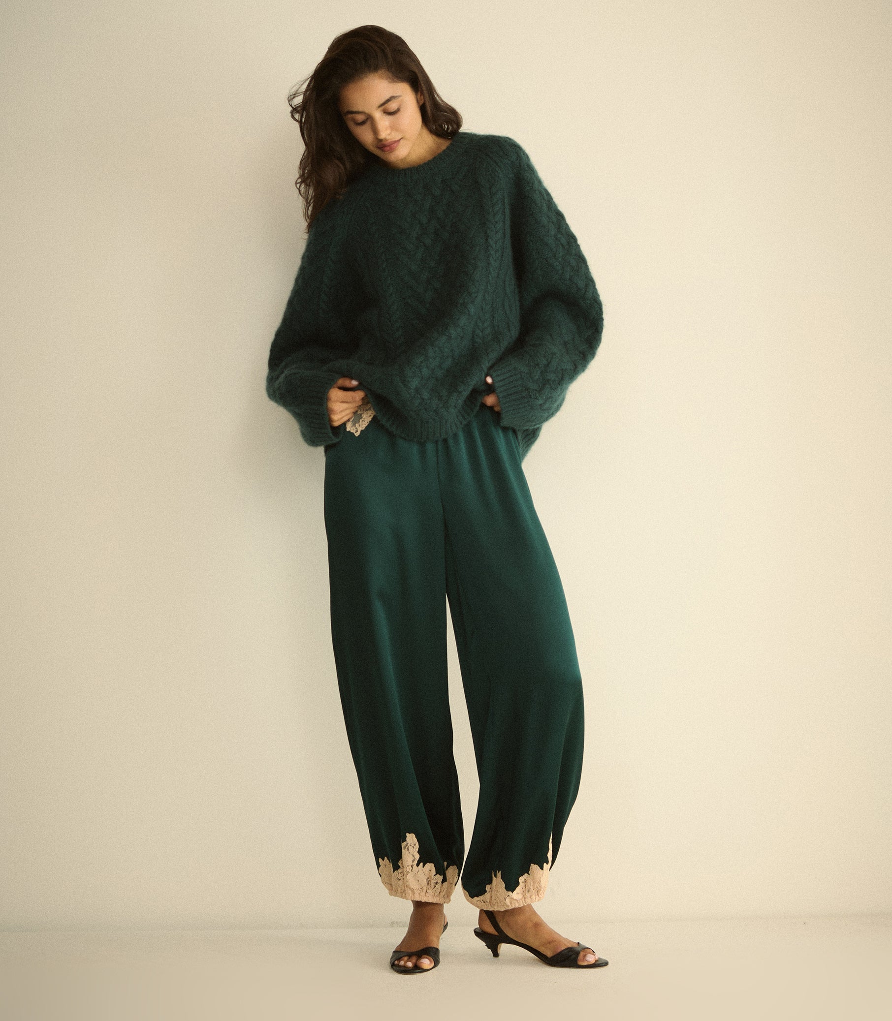CLARENDON SWEATER -- SEA CLIFF