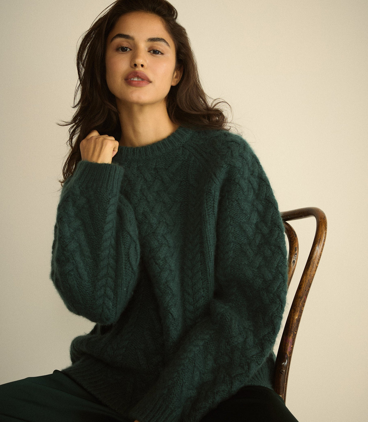 CLARENDON SWEATER -- SEA CLIFF
