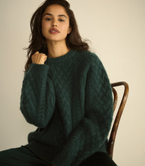 CLARENDON SWEATER -- SEA CLIFF