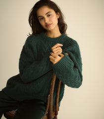 CLARENDON SWEATER -- SEA CLIFF