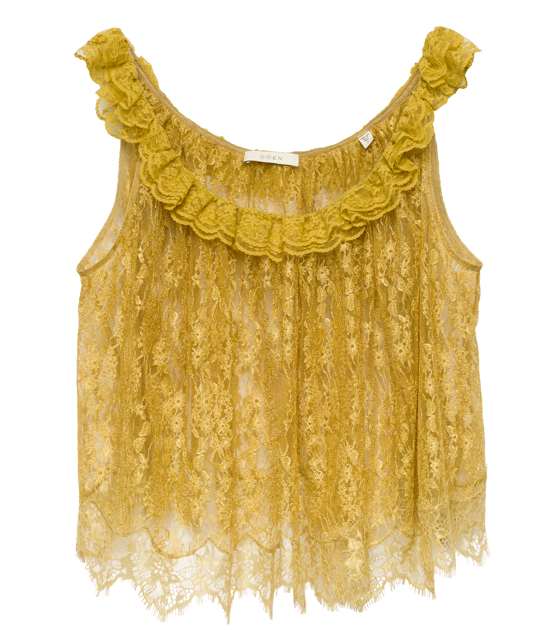 ELANE TOP -- ANTIQUE GOLD