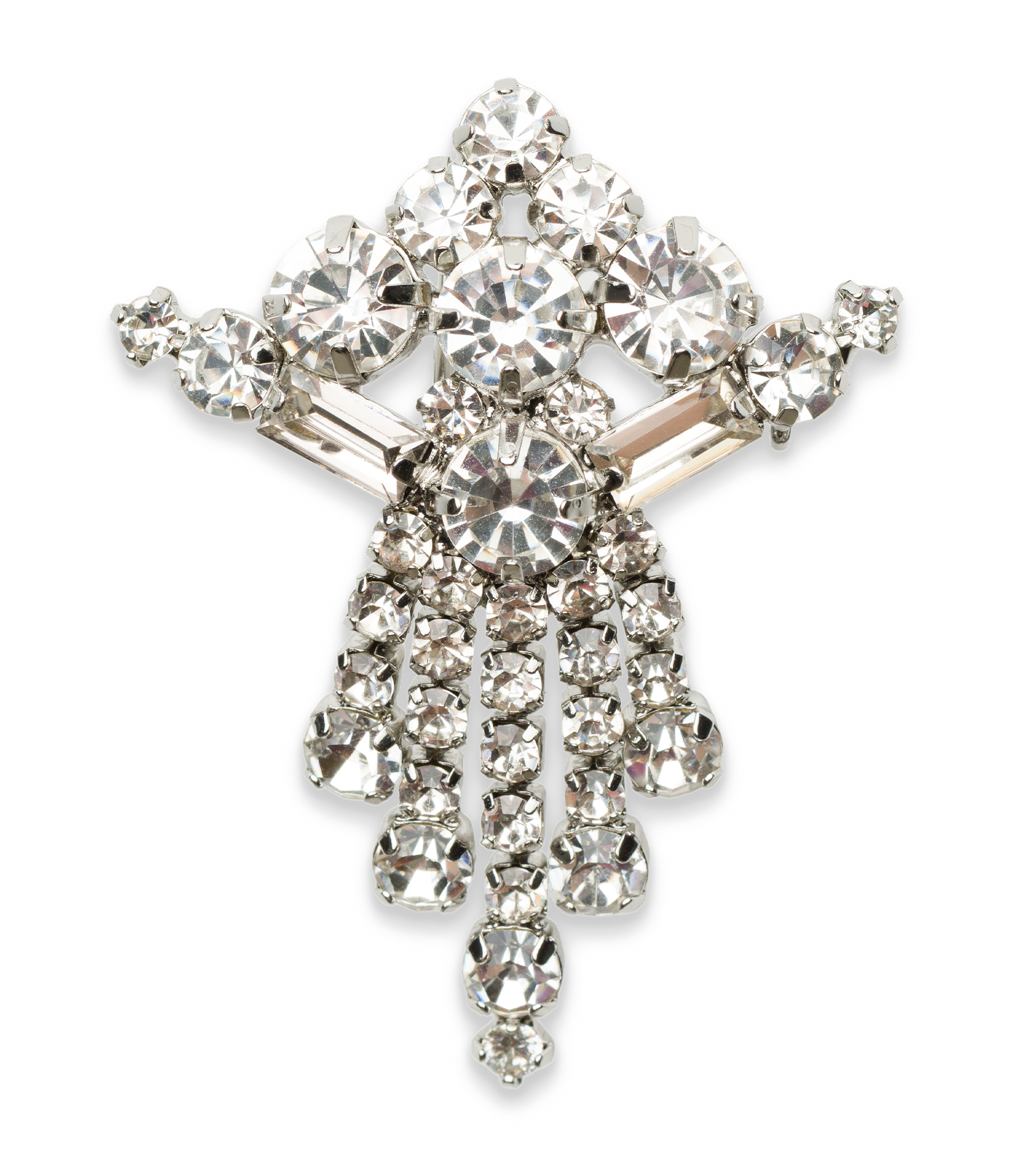 FOILE BROOCH -- CRYSTAL