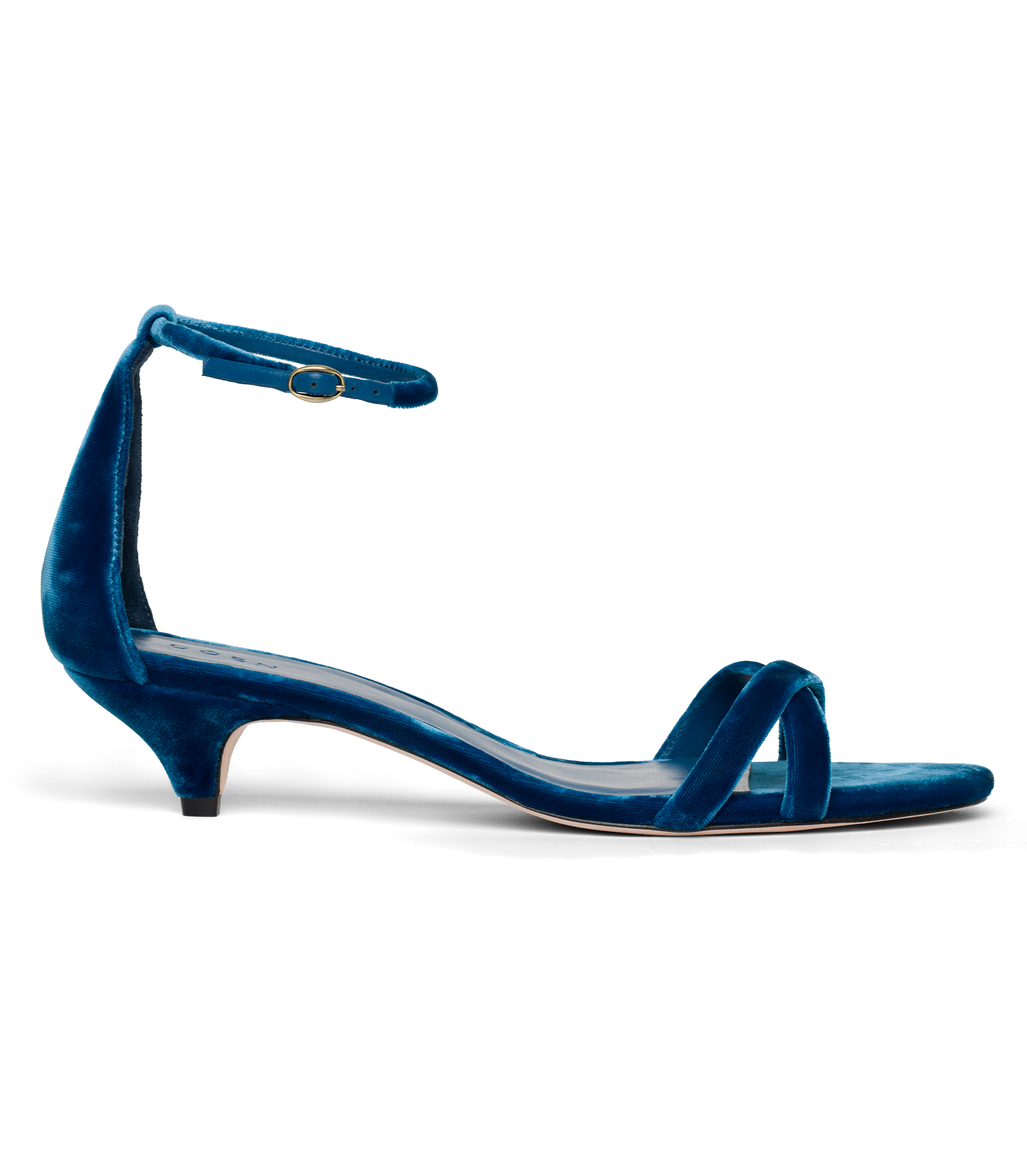 GIULIA HEEL -- COBALTO VELVET