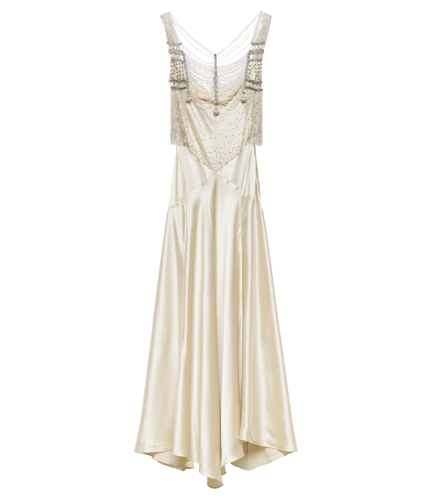 HEDY DRESS -- EGRET