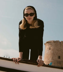 DÔEN BY GARRETT LEIGHT INGÉNUE SUNGLASSES -- BLACK