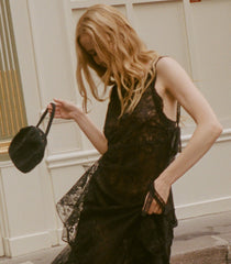 JOYA BAG -- BLACK BEADS
