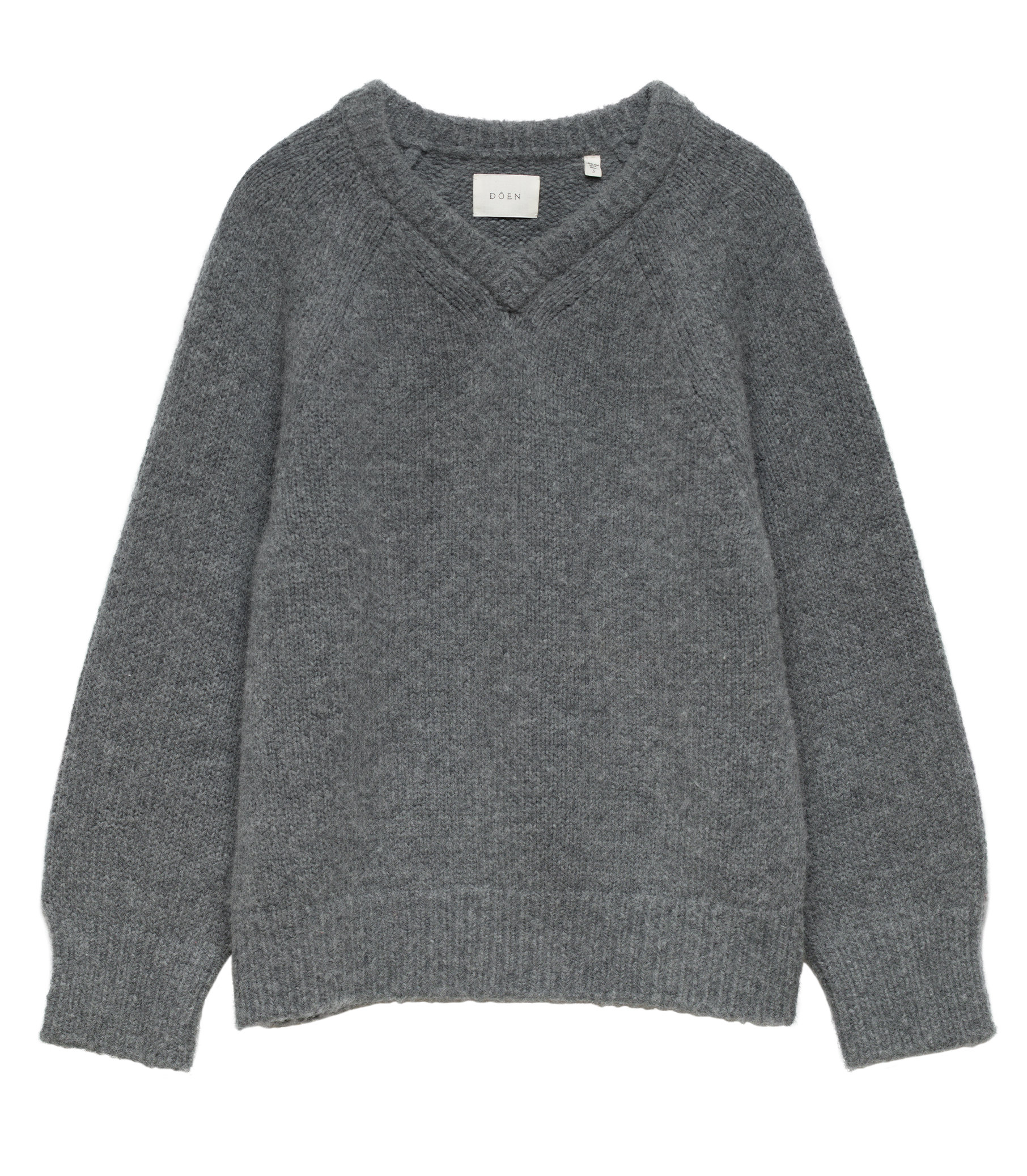 MERIT SWEATER -- CHARCOAL MELANGE