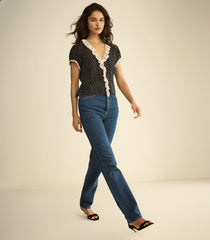ORELLA TOP -- NOIR DOT