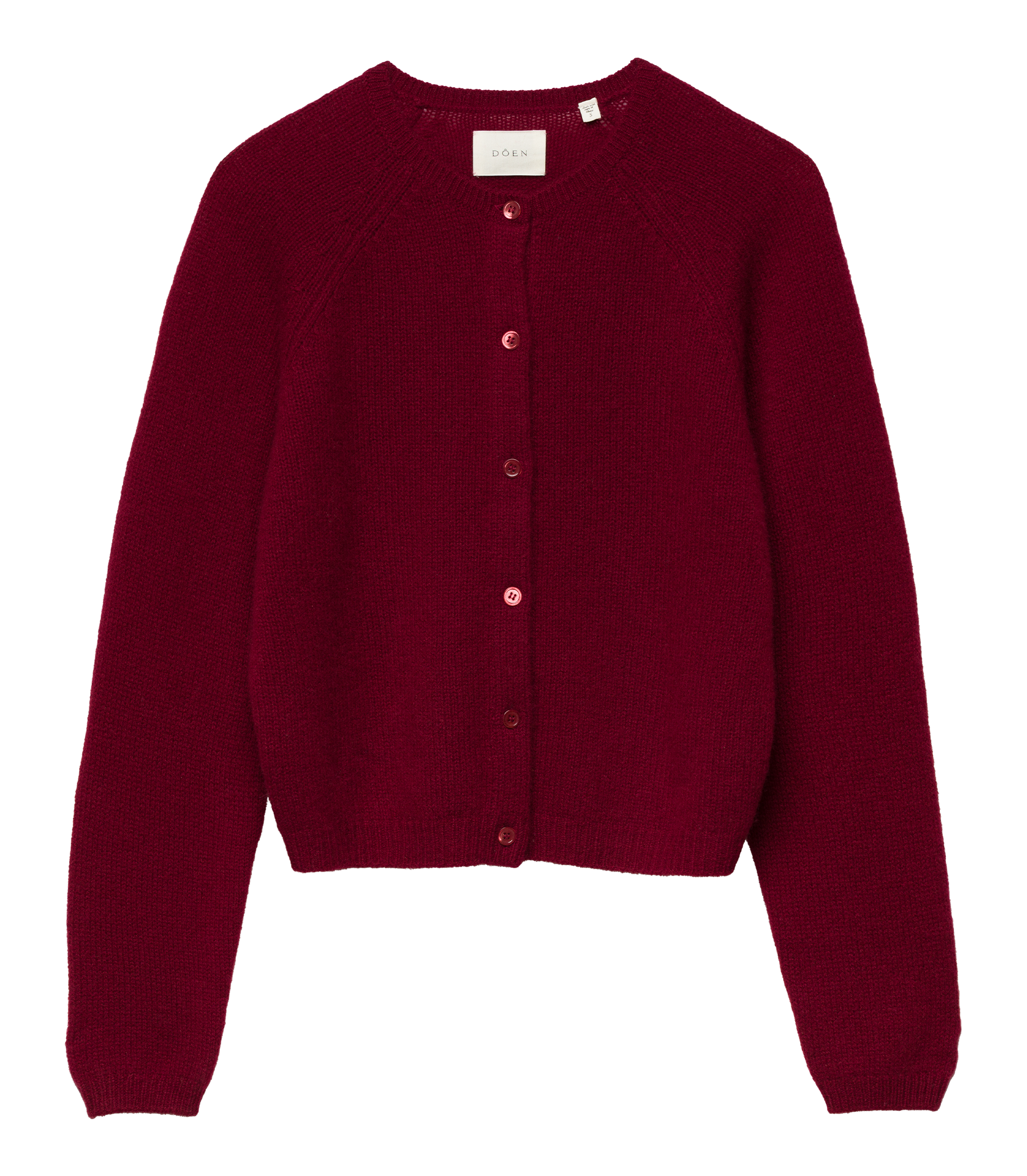 PEROLINE CASHMERE CARDIGAN -- LOIRE ROUGE