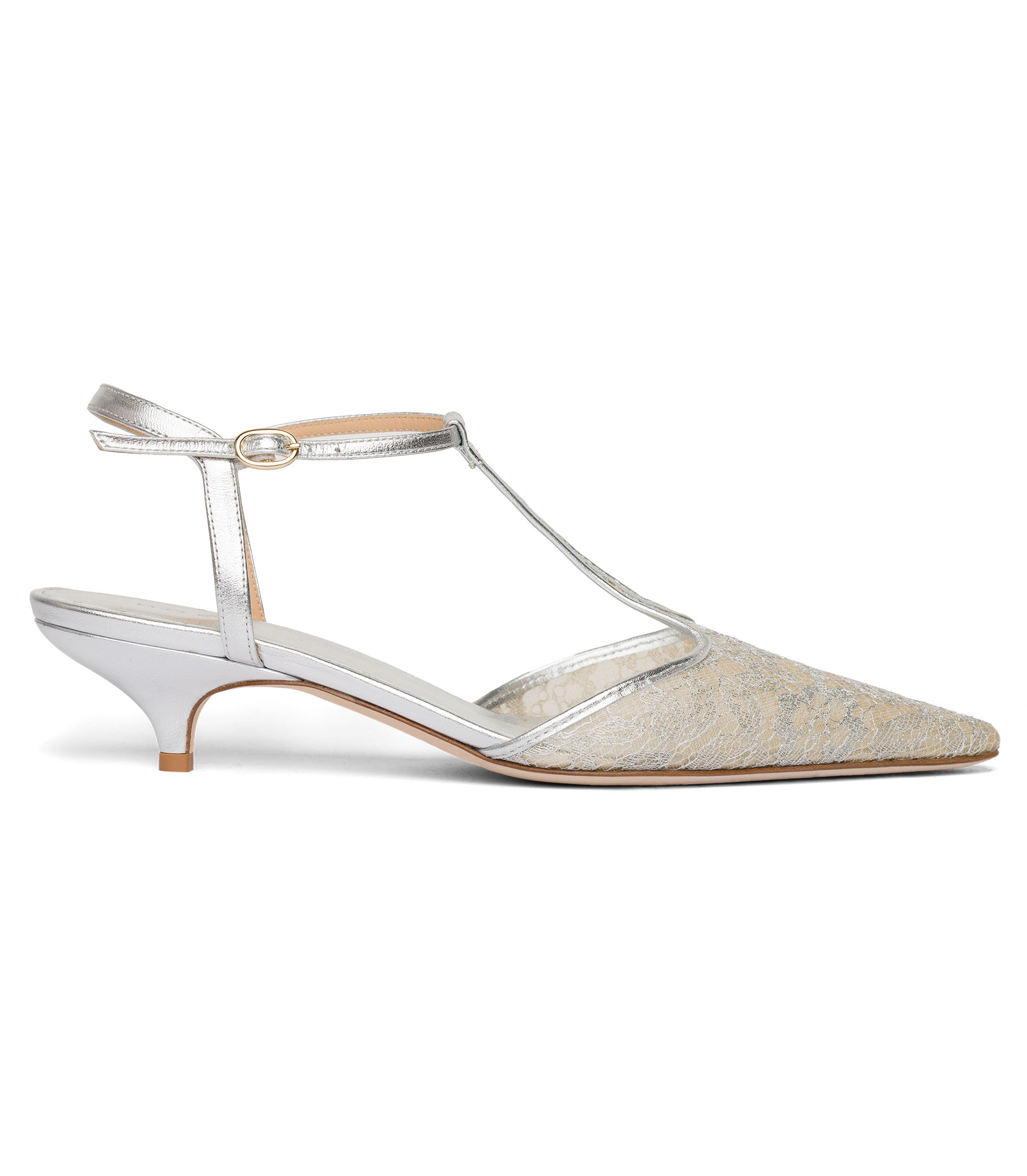 PHORA HEEL -- SILVER LACE