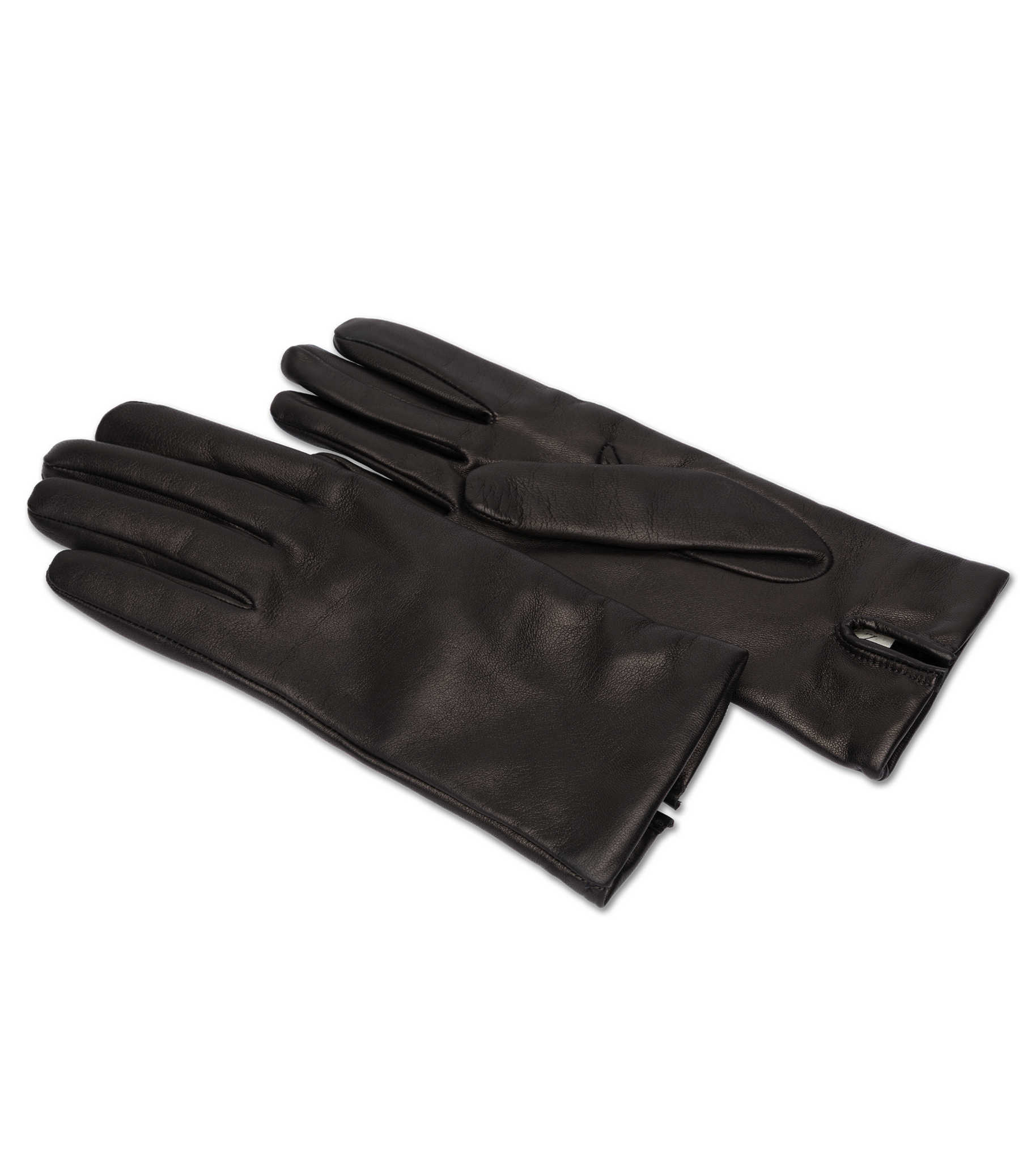 RHINE GLOVES -- BLACK LEATHER