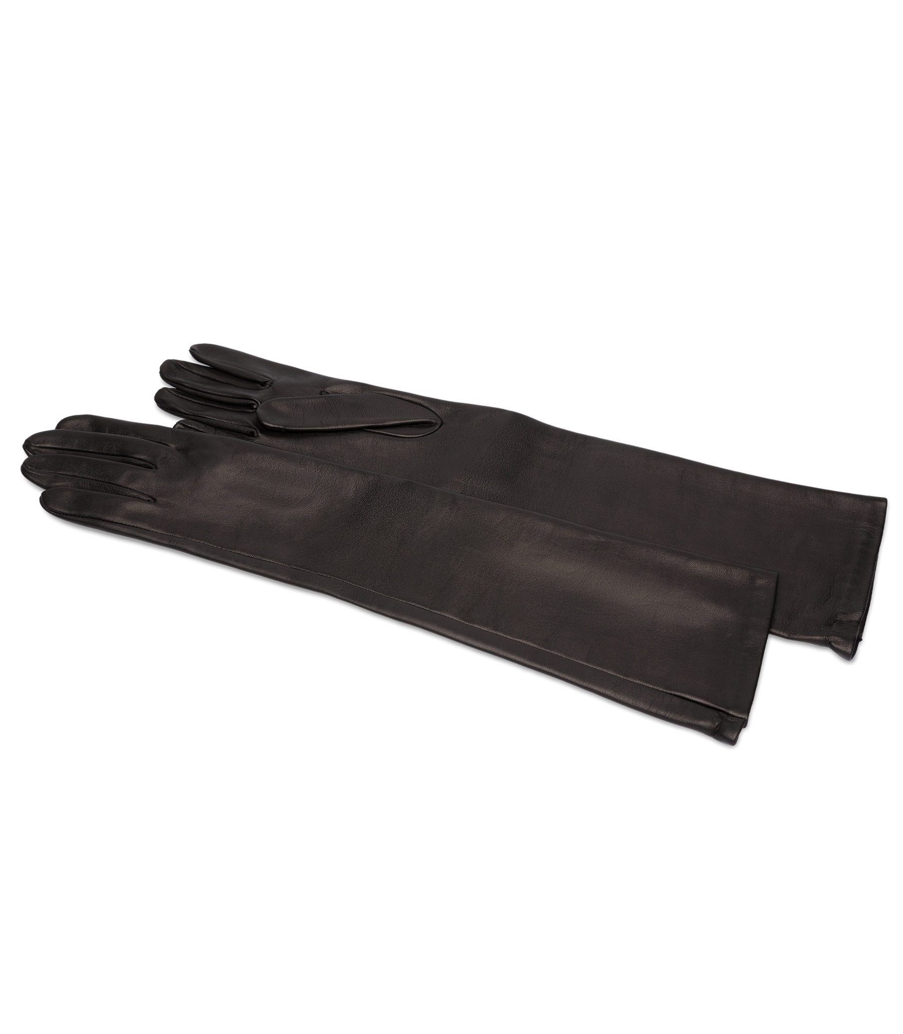 VERDI OPERA GLOVES -- BLACK LEATHER