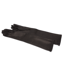 VERDI OPERA GLOVES -- BLACK LEATHER